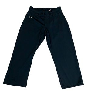 Under Armour Flared Crop Black Pants